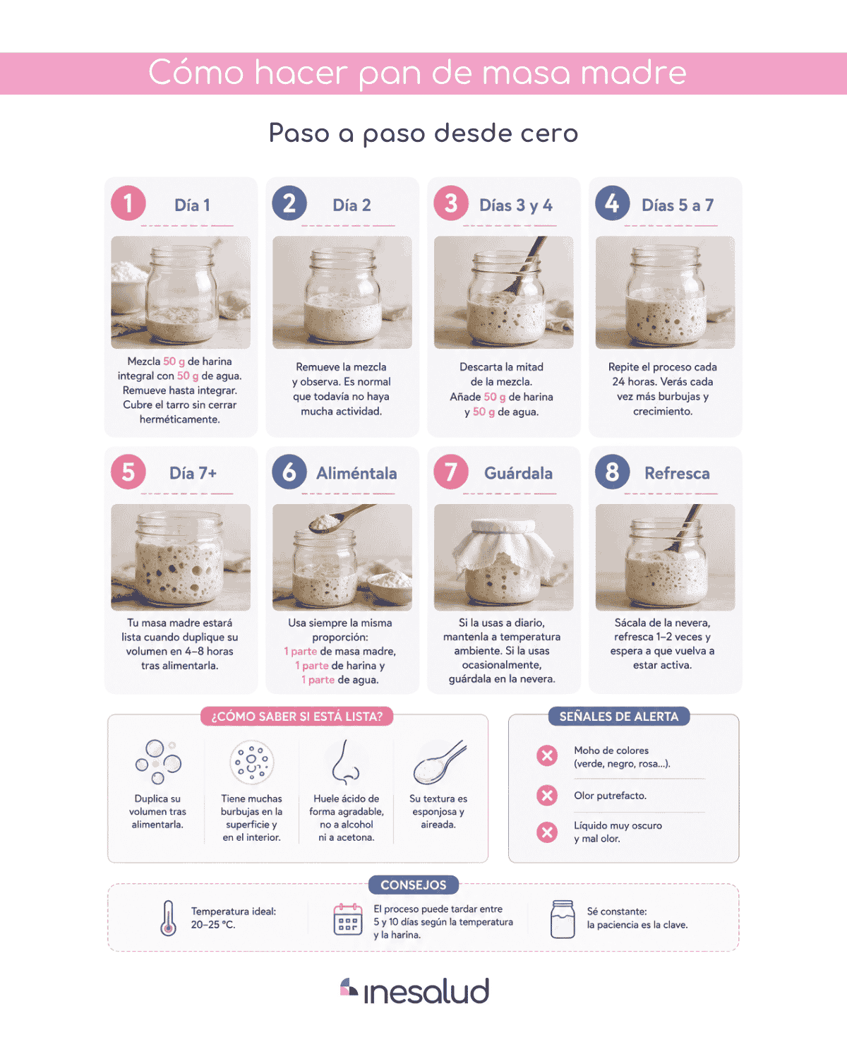 como hacer pan de masa madre