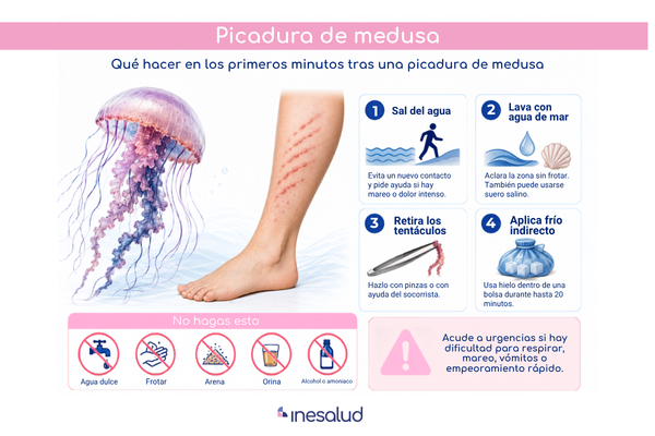 picadura de medusa