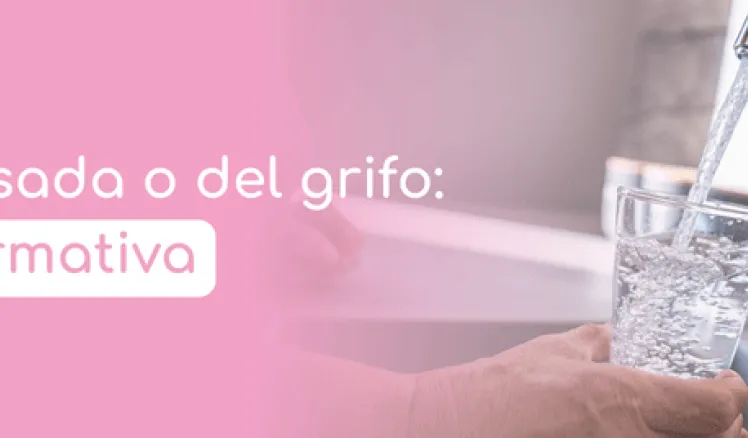 Agua envasada o agua del grifo