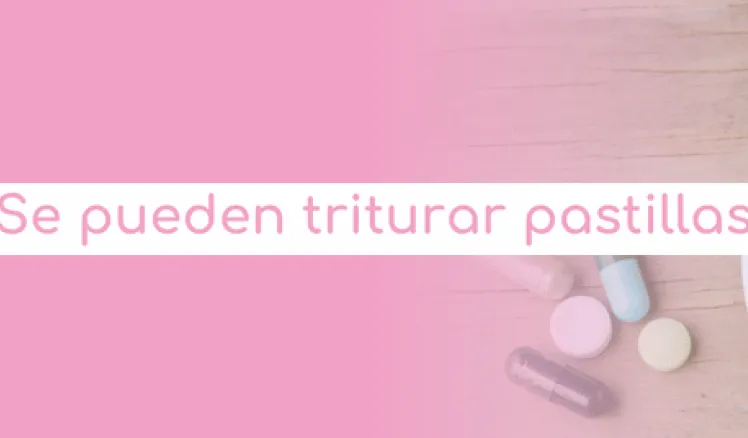 triturar pastillas